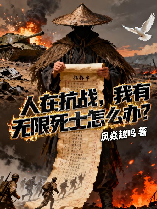 人在抗戰，我有無限死士怎麼辦？小說封面