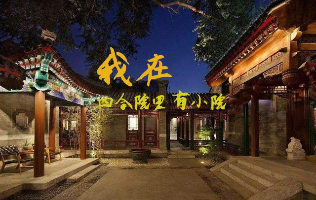 我在四合院裡有小院小說封面
